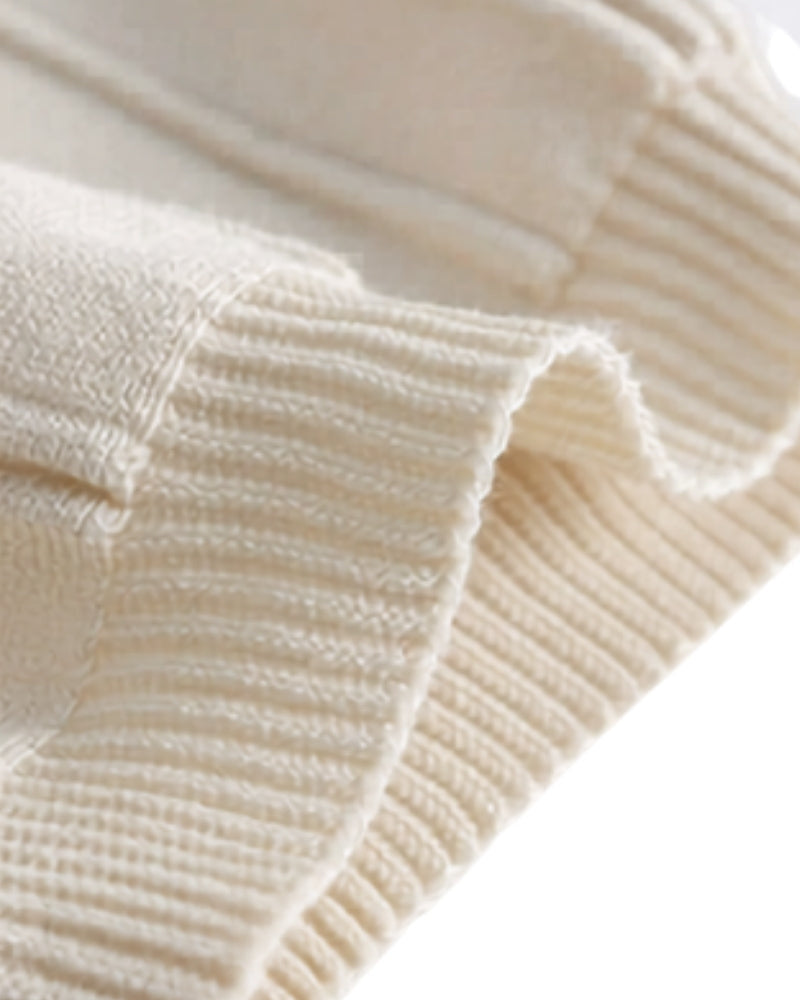 Men's Ribbed Zip Polo with Flat Collar and Short Sleeves