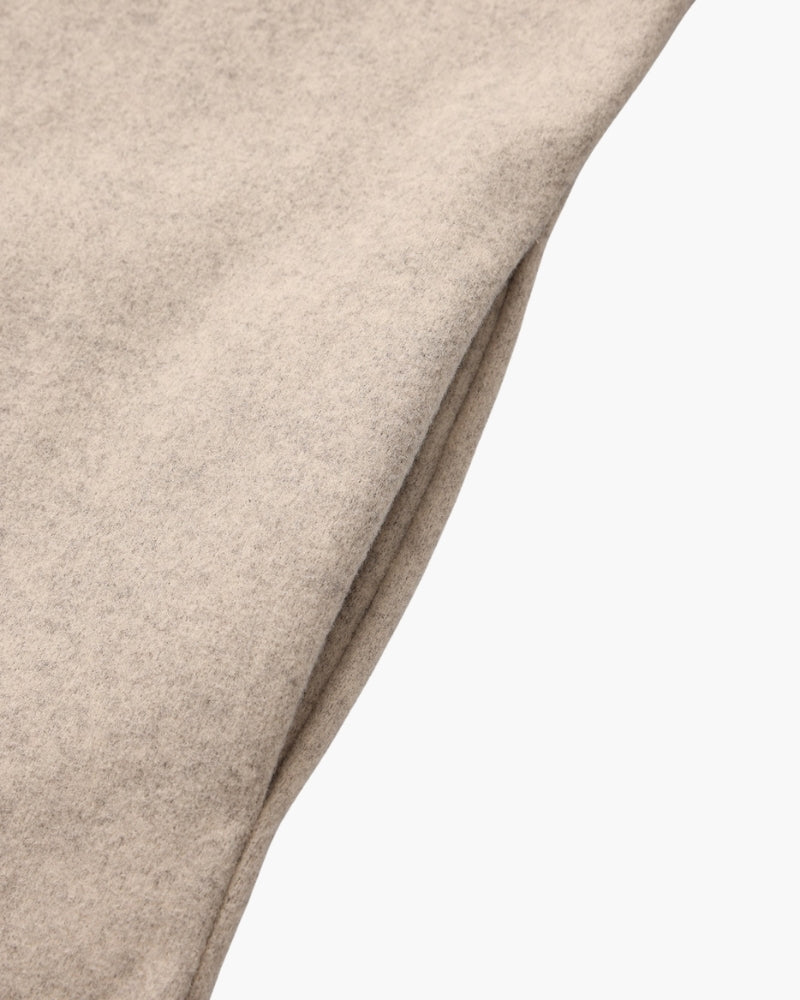 Women's Wool Hooded Zip Coat with Relaxed Fit